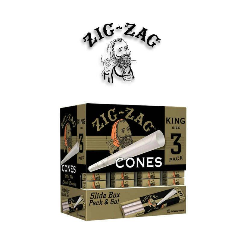 ZIG ZAG KING Size 3PK Pre-Rolled Cones