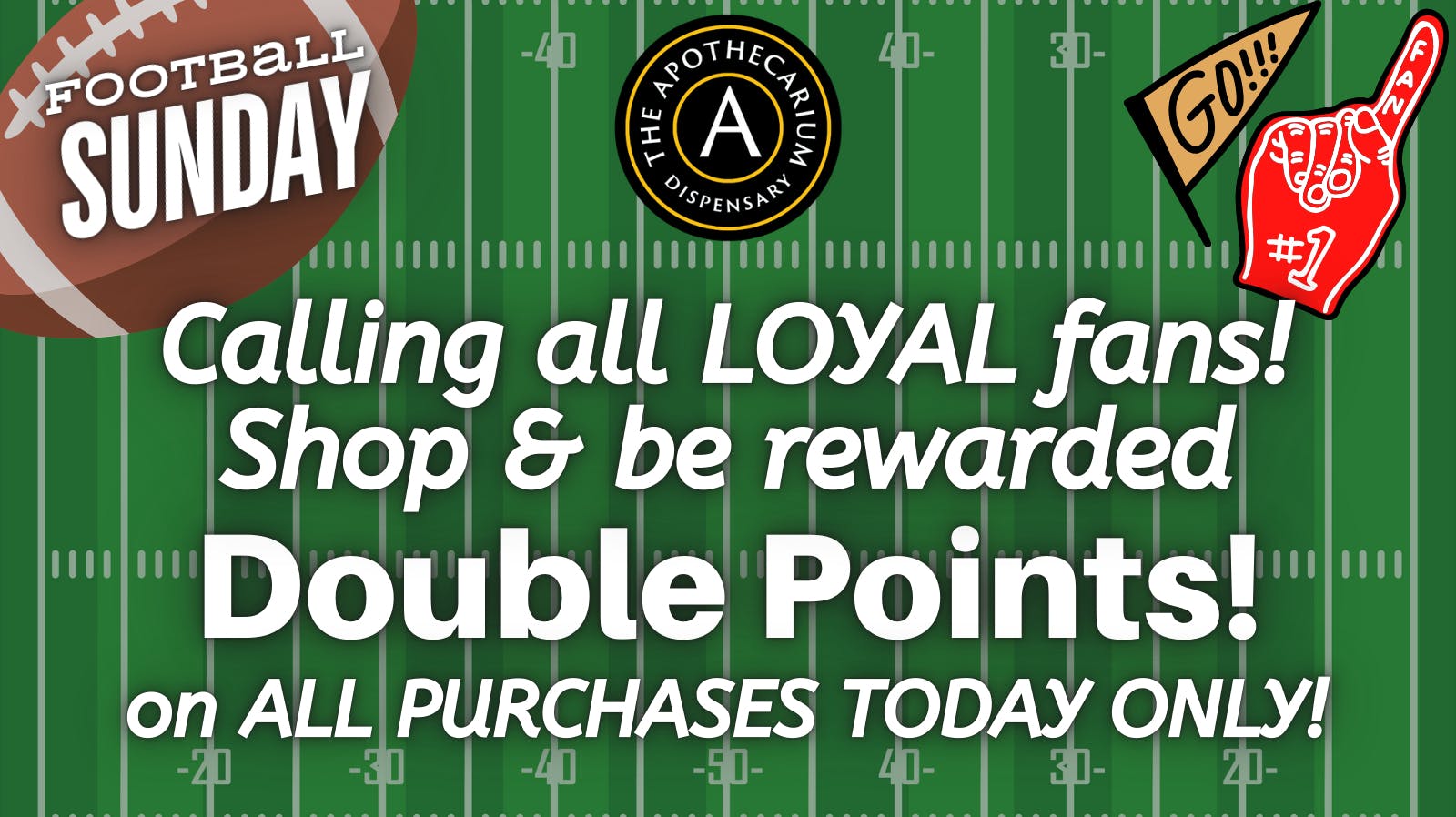 Football Sunday! at The Apothecarium Dispensary Stroudsburg, PA
