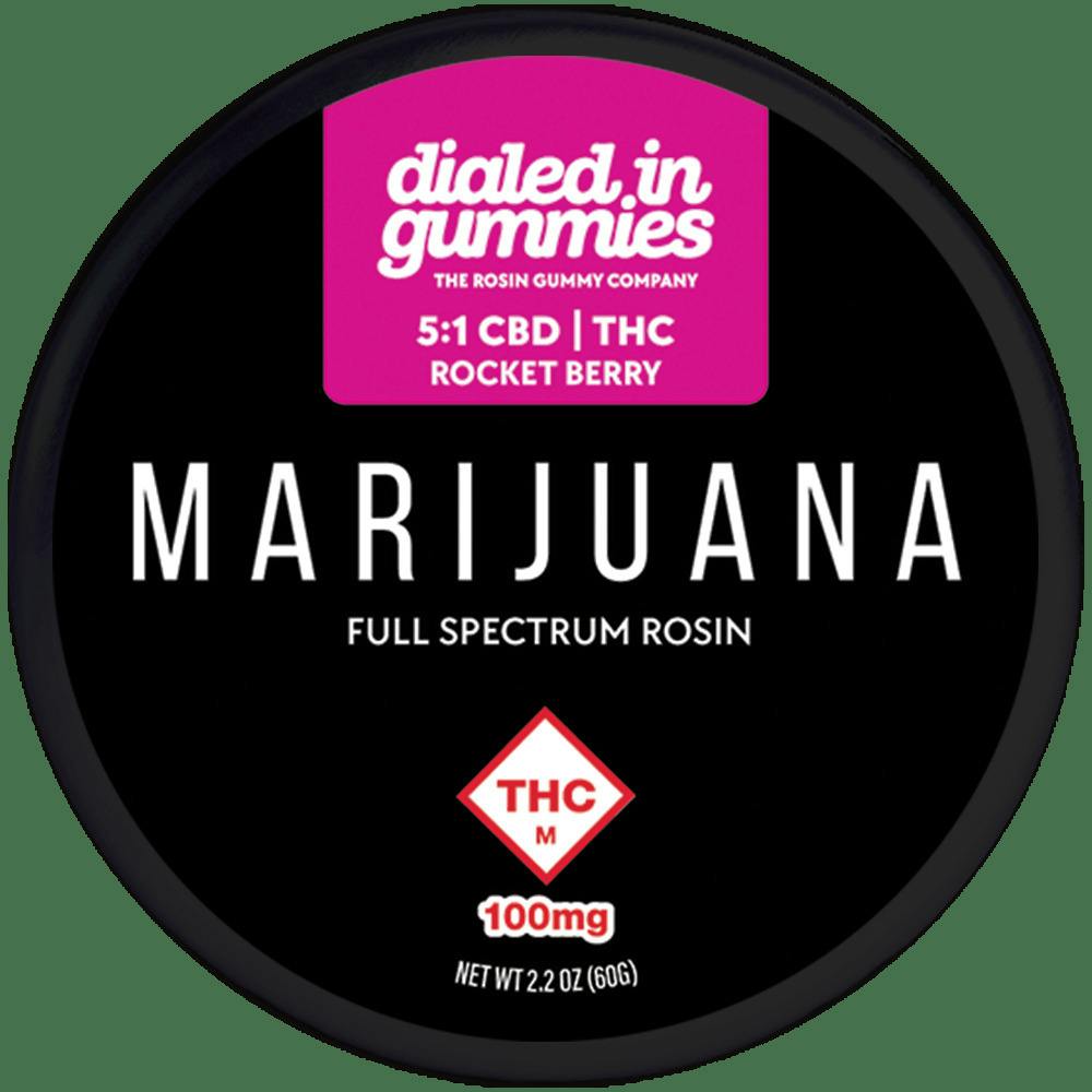 Rocket Berry 5:1 Rosin Gummies