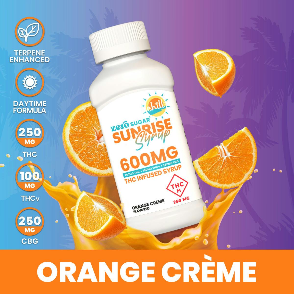 Zero Sugar Orange Creme Sunrise Syrup