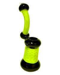 5.5" Clear Bubbler w' Slime Center & Bowl