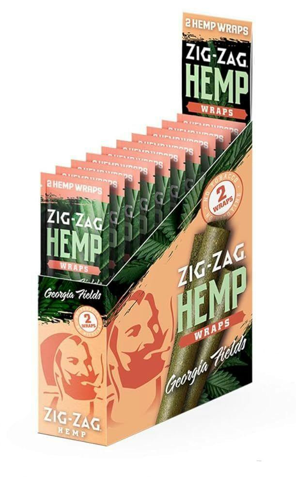 Zig Zag Georgia Fields Hemp Wraps 2pk
