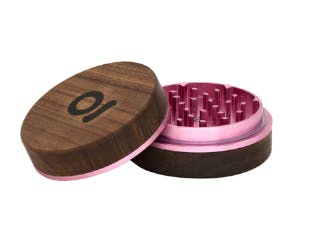 Ongrok 2pc 3in Walnut Wood Metal Grinder - Rose Gold