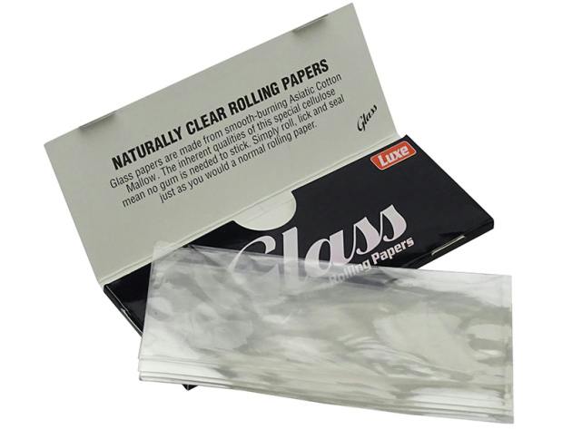 Luxe Glass Rolling Papers 1-1/4