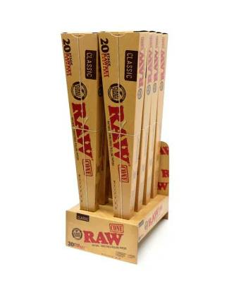 RAW Paper Cones - 20 Stage RAWket Launcher Cones