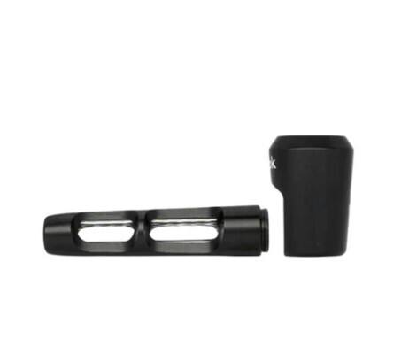 Ongrok Aluminium Glass Spoon Pipe -Black