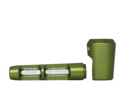 Ongrok Aluminium Glass Spoon Pipe - Green