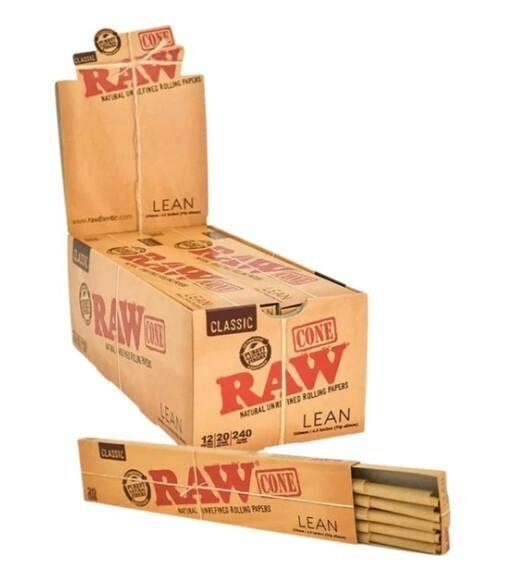 RAW Paper Cones - Lean Pre-Rolled Cones