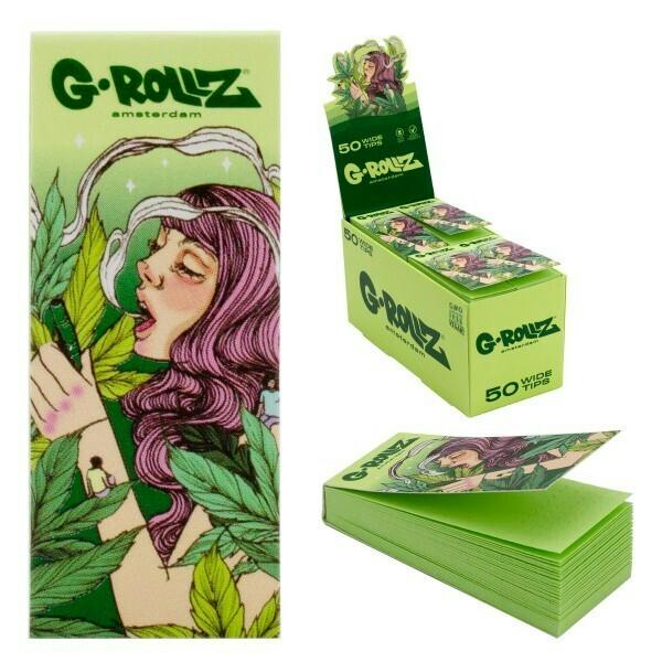 G-Rollz Filter Tips - 'Colossal Dream' Green Filter Tips