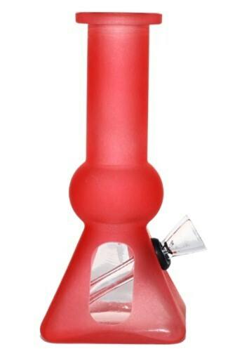 6" Mini Glass Bong - Red Rush