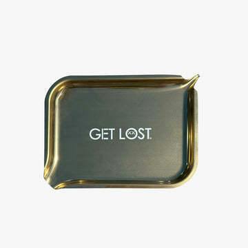 Get Lost Premium Stainless Steel Tray - Gold