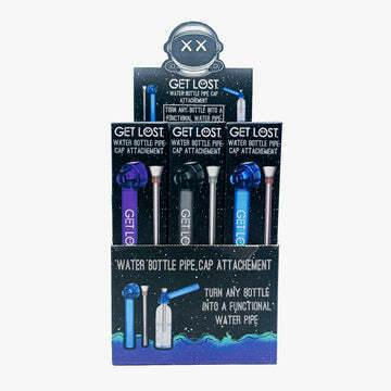 Get Lost Water Bottle Pipe Cap Attachment