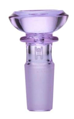 Human Grade 14mm Saucer Flower Bowl - Lavender