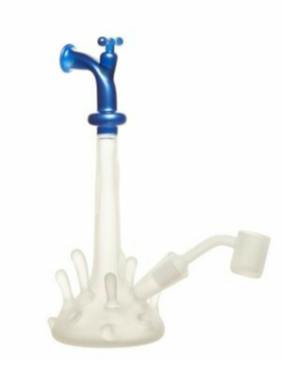 8" Tap Sandblasted Rig w/ Banger