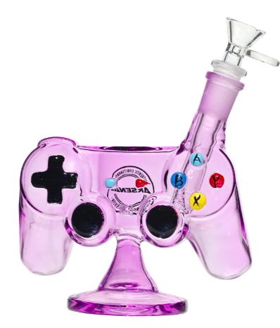 7" Arsenal Game Controller Bong - Purple