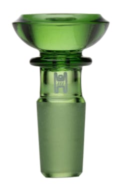 Human Grade 14mm Saucer Flower Bowl - Green