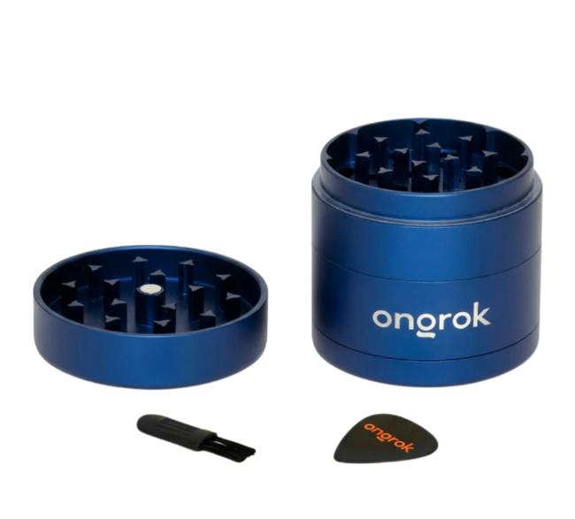 Ongrok 4pc 55mm Grinder - Blue