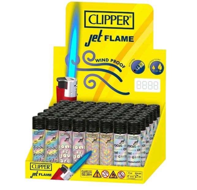 Clipper Jet Flame Lighter - Psycho Mood