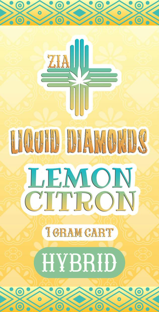 Zia | 1g Cart | Diamond | Lemon Citron