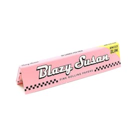 Blazy Susan Rolling Papers - King Size Slim Pink