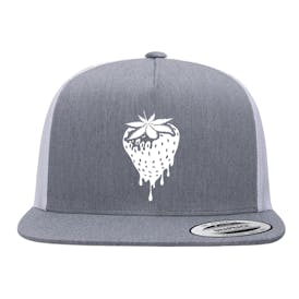 Kushberry Trucker Hat - Heather Grey/White