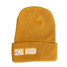 The Hook Waffle Beanie - Mustard