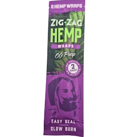 Zig Zag Hemp Wraps 2pk - OG Purp