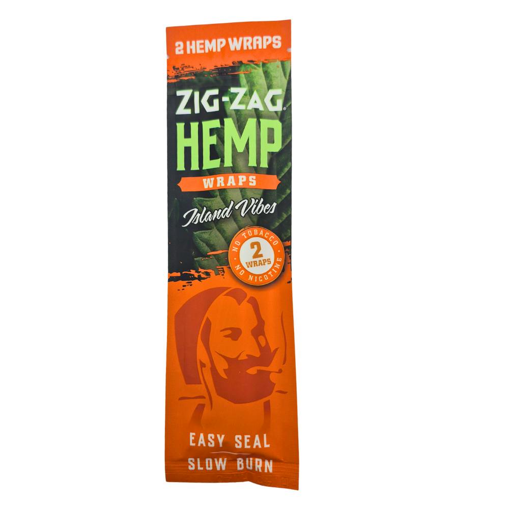 Zig Zag Hemp Wraps 2pk - Island Vibes