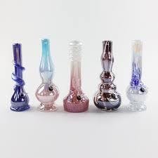 12in Soft Glass Water Pipe Various Colors/Styles