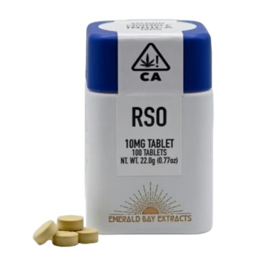 Emerald Bay Extracts Tablets 10mg (1000mg) 100ct - White Tahoe Cookies (I)