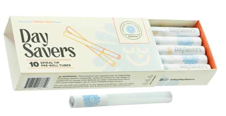 Day Savers 10pk Refined White Tubes + Spiral Tips Each