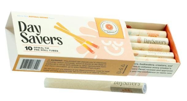Day Savers 10pk Natural Brown Tubes + Spiral Tips Each