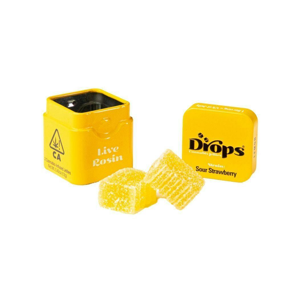 Drops Lemon Live Rosin Gummies 2pk