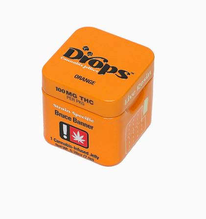 Drops Orange Rosin Gummies 2pk
