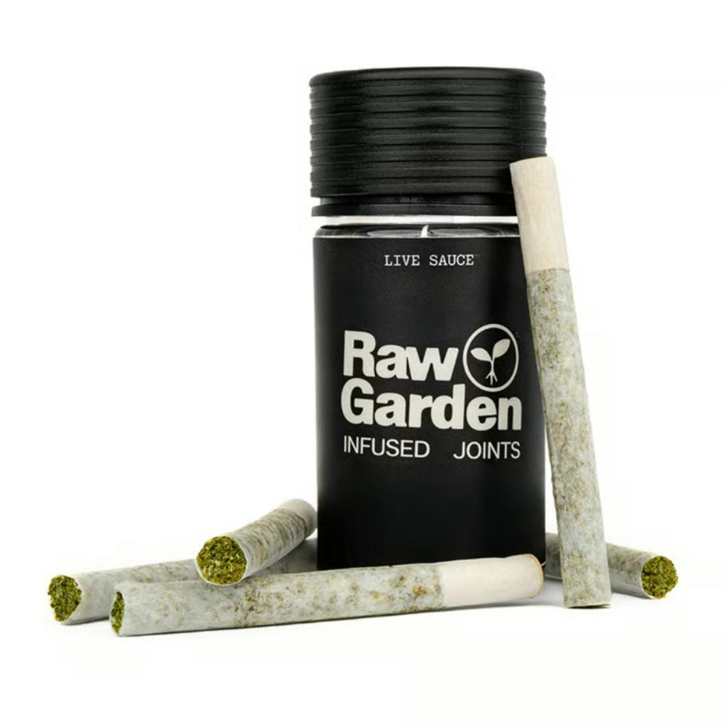 Raw Garden Kush Crasher Sauce Infused Pre-Rolls 2.85g