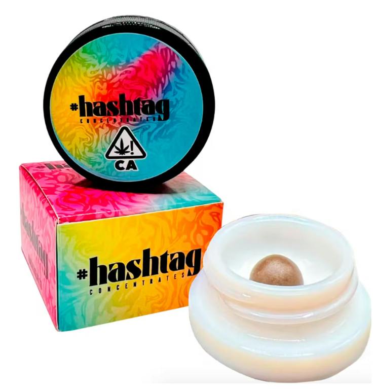 #HashTag 24K Gold Temple Ball Hash 1g