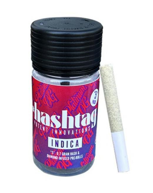 #HashTag Grape Ape Hash Infused Pre-Roll 3.5g
