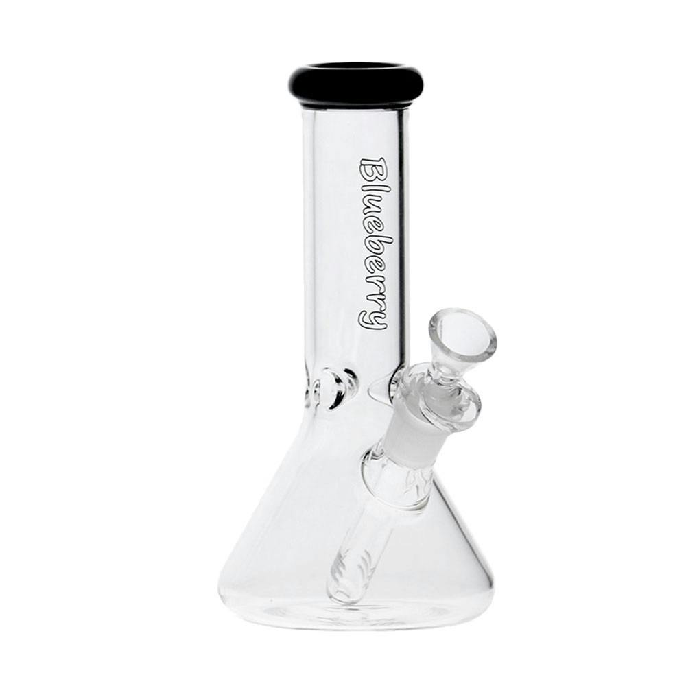 Blueberry - Mini Beaker Glass Bong - 8"