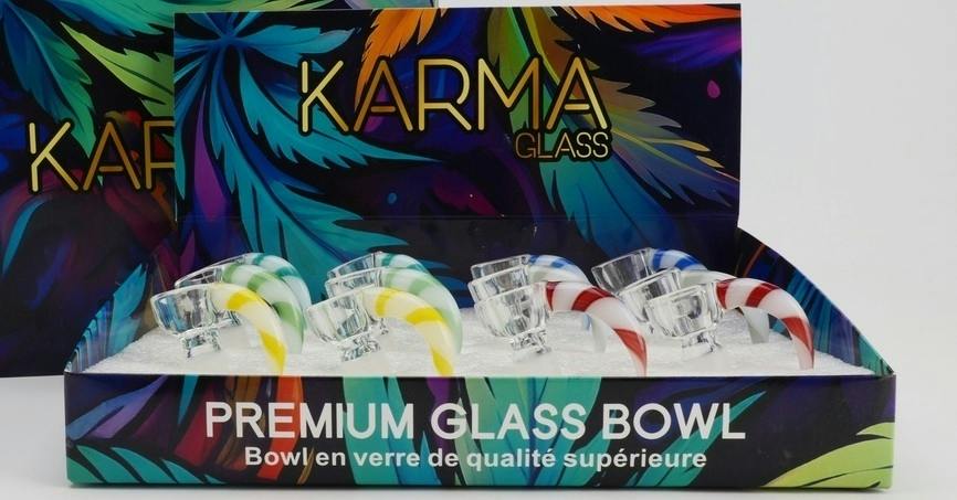 Karma - 14mm Glass Bowl - Reversal Horn