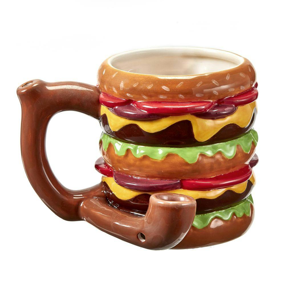 Ceramic Pipe - Burger Mug