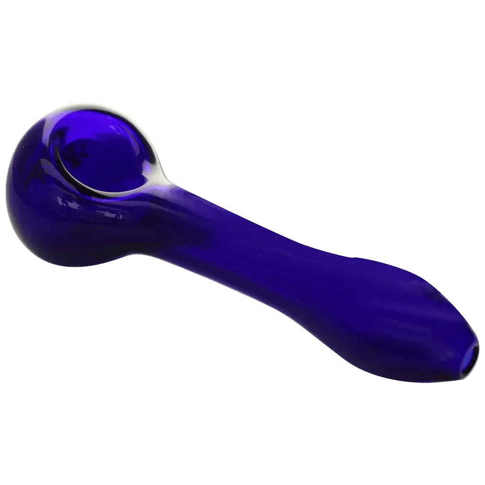 MINI GLASS SPOON PIPE 7CM - Assorted Colours