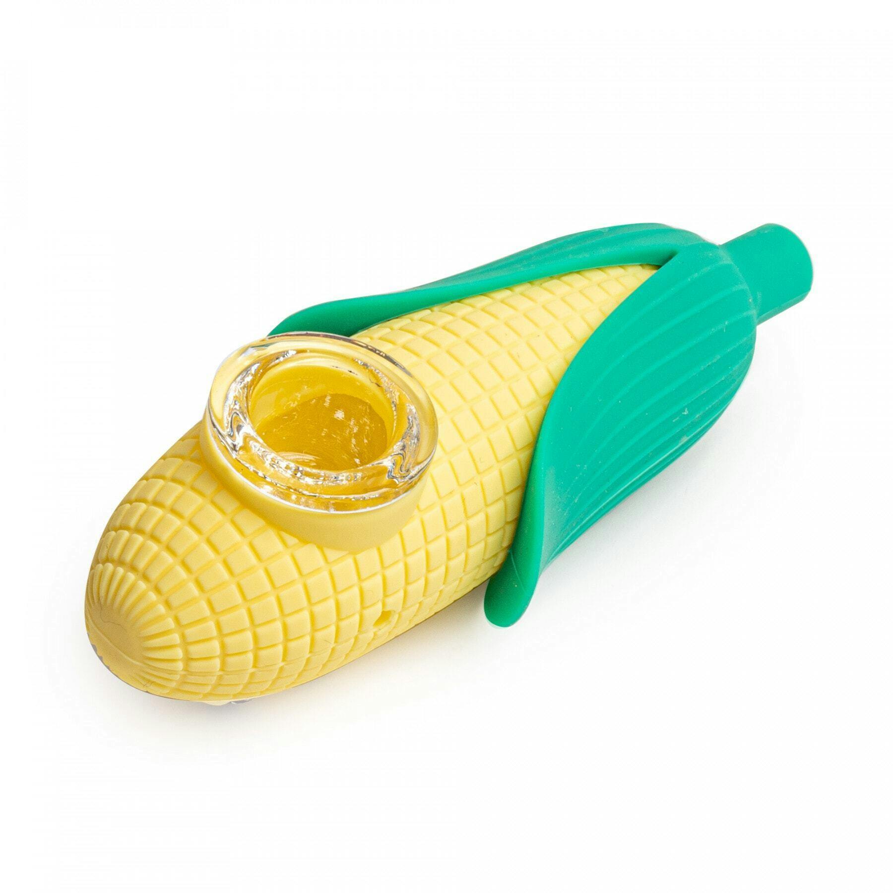 4.5" Corn On The Cob Hand Pipe by Lit Silicone
