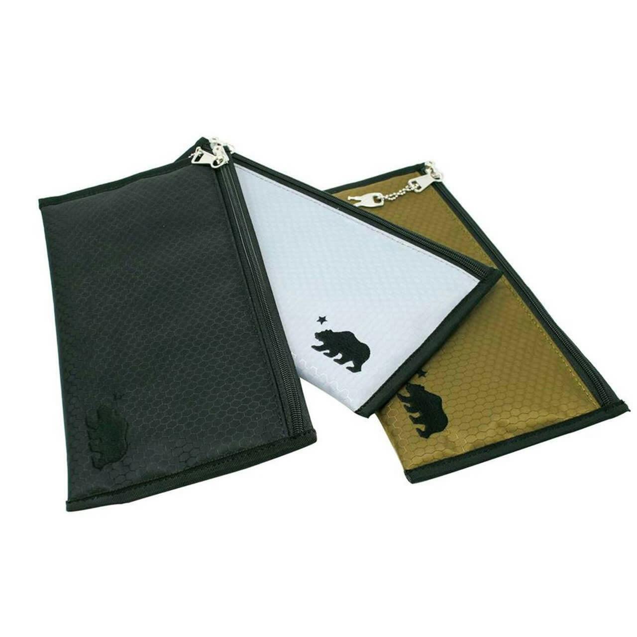 Grey Large Cali Crusher Cali Pouch 11" x 6"
