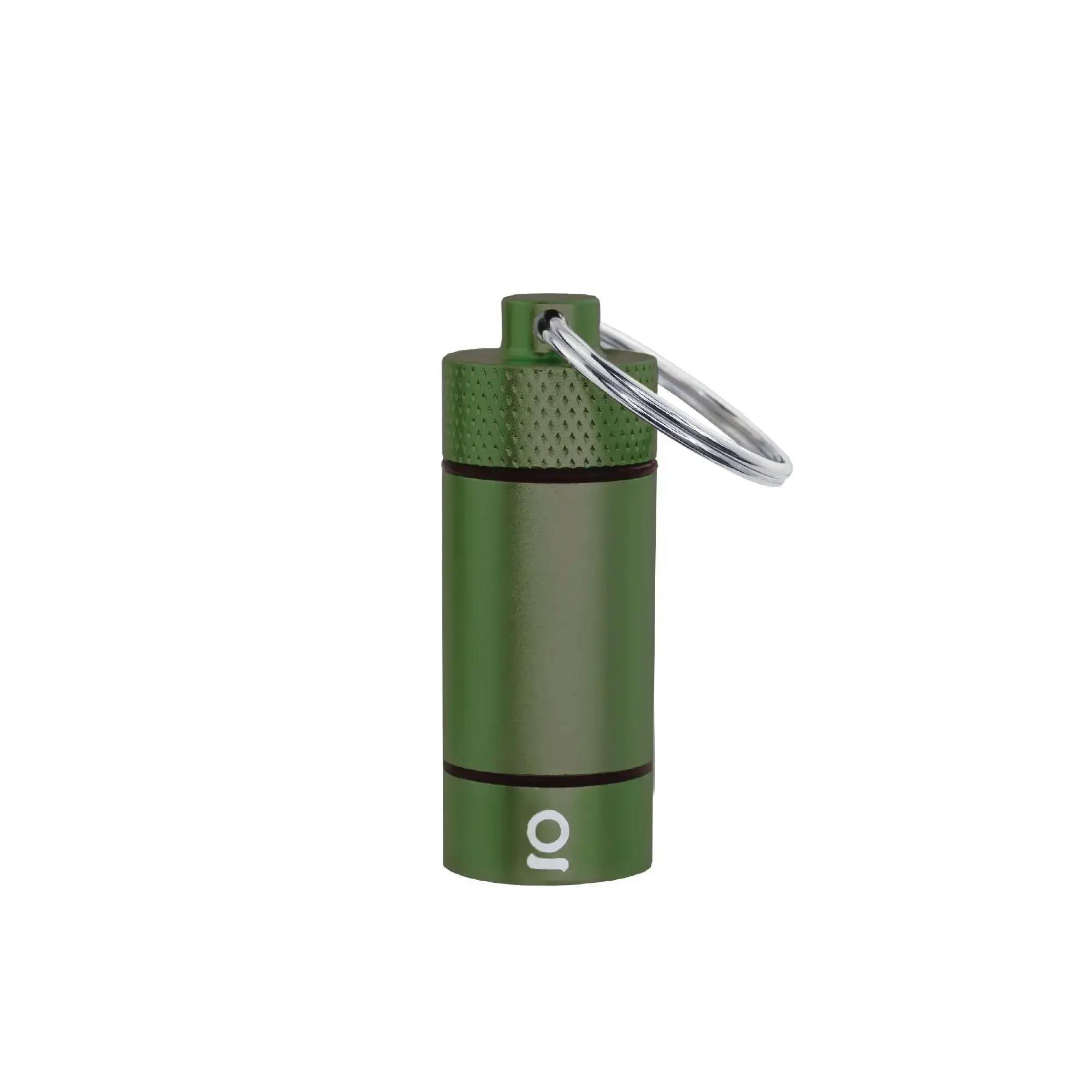 KEYCHAIN Green Flower Storage Bullet
