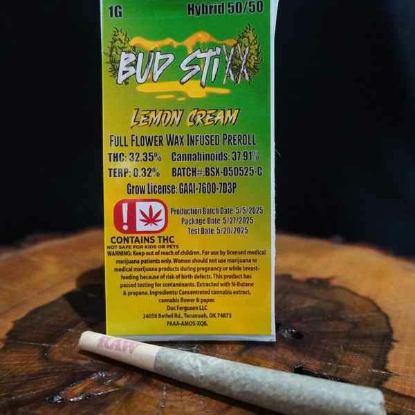Bud Stx -Wax -Lemon Cream - 1g