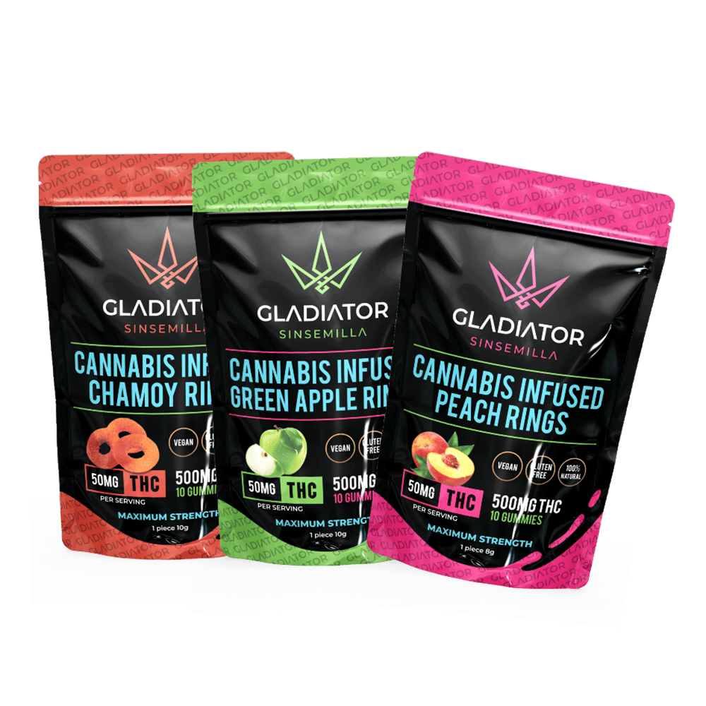 Gladiator -Edible -Blueberry Fantasy - 7 Pack 0.5g