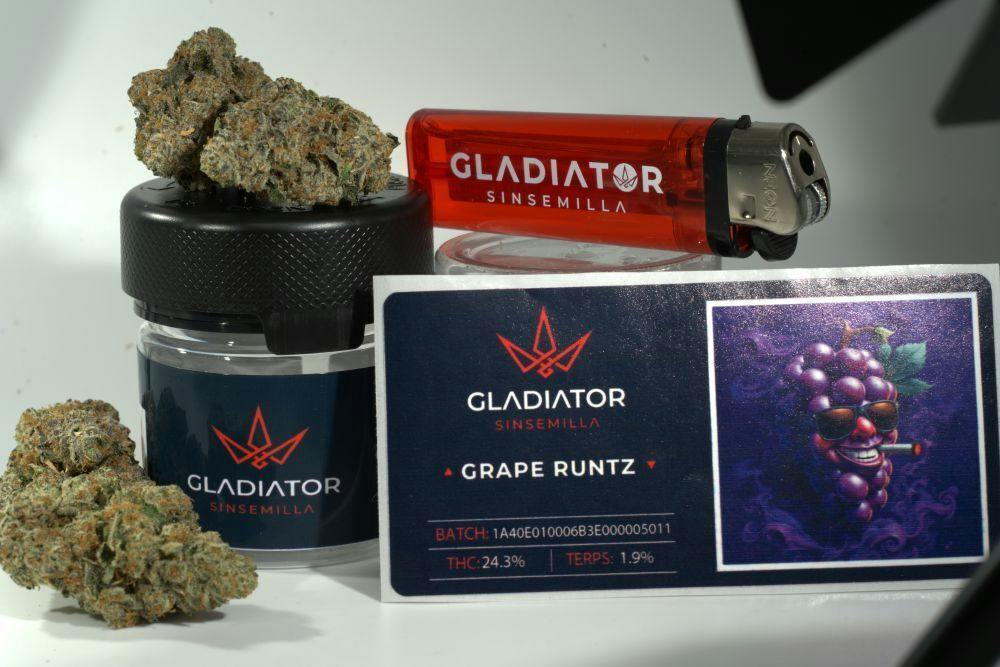 Gladiator - Flower - Grape Runtz - 3.5 (In g)