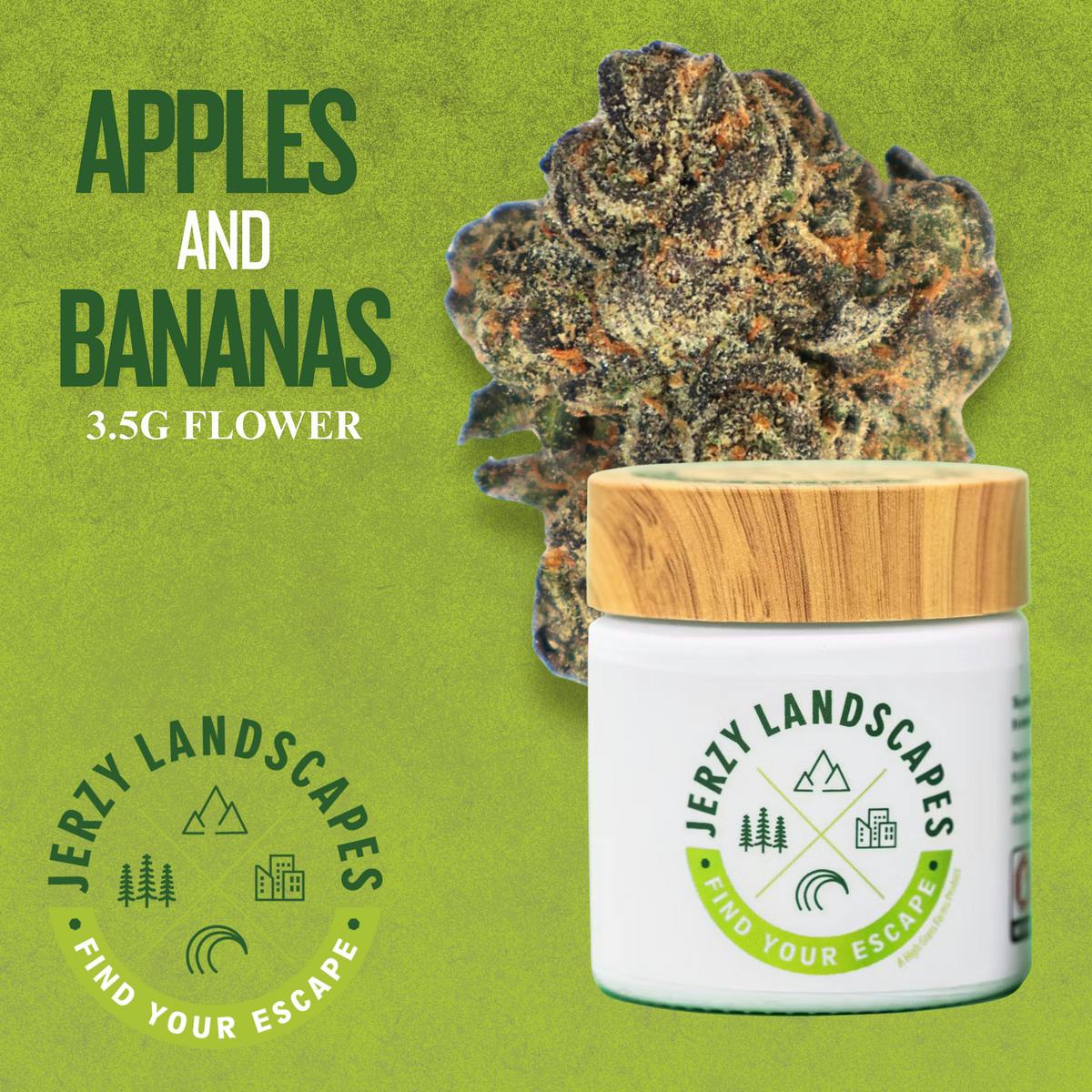 Jerzey Landscape Apples And Bananas