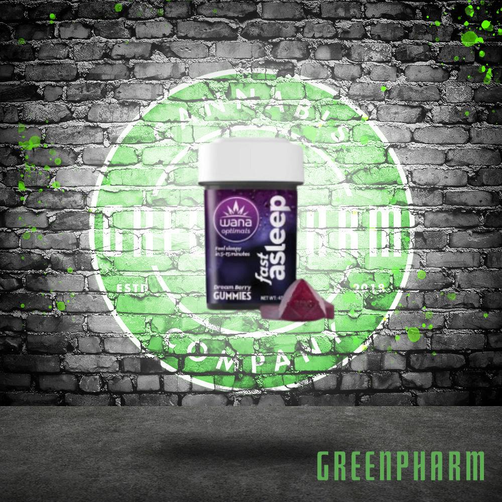 Wana | Optimal | Quick Relief | 50MG Gummies | Cherry Cola