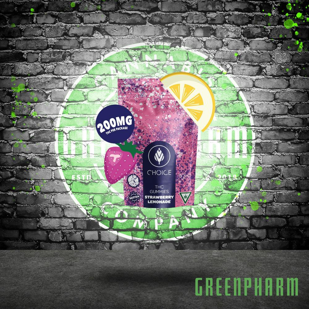 Choice | 200MG Gummies | Strawberry Lemonade